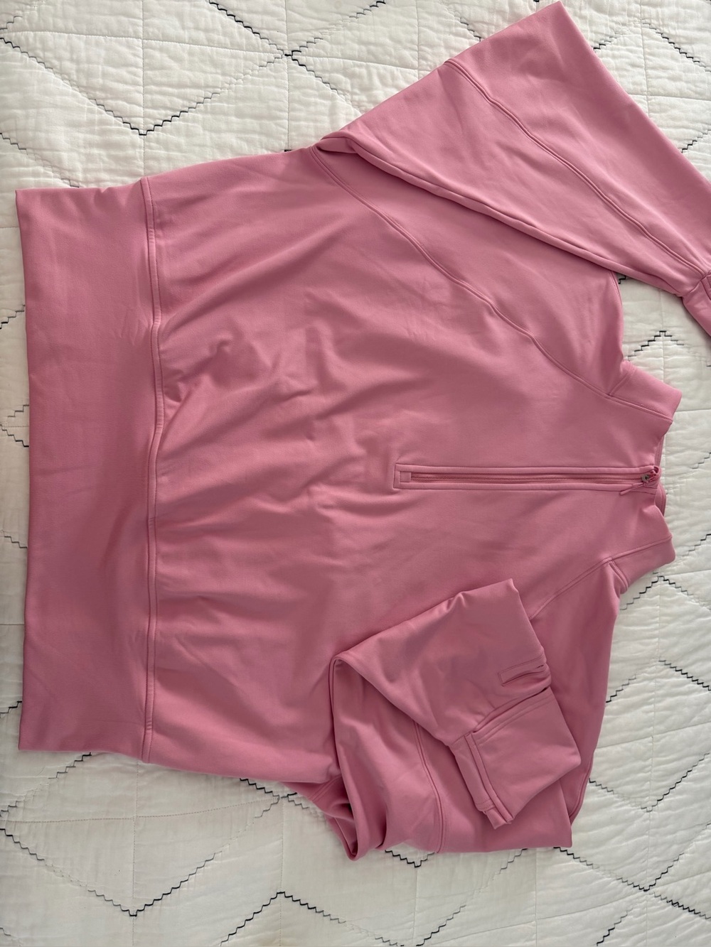 lululemon athletica Dusty Rose Quarter-Zip Pullover